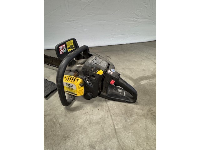 Kettingzaag top garden, geel, met diverse toebehoren - afbeelding 2 van  6