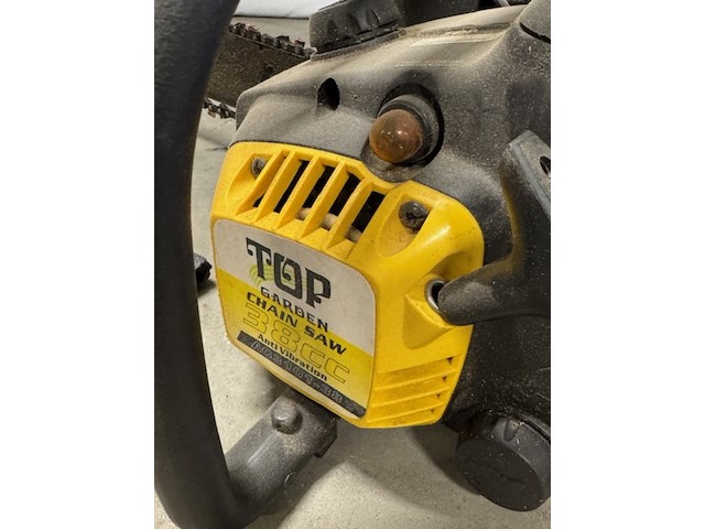 Kettingzaag top garden, geel, met diverse toebehoren - afbeelding 3 van  6