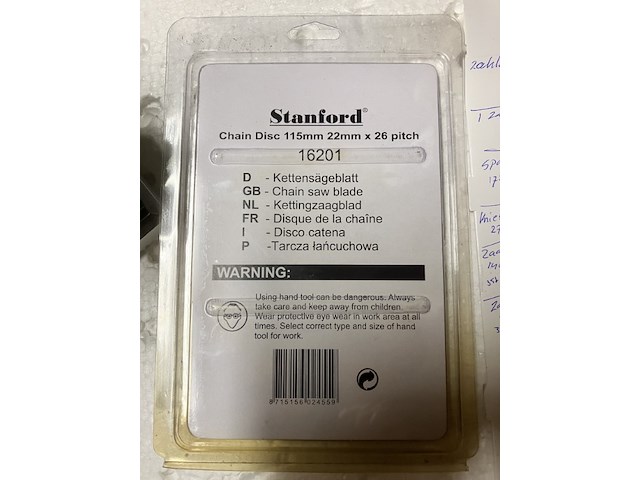 Kettingzaagblad voor haakse slijper 115mm - afbeelding 5 van  5