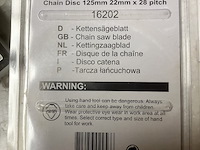 Kettingzaagblad voor haakse slijper 125mm - afbeelding 5 van  5