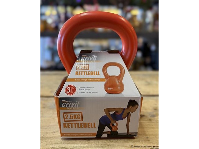 Kettlebell, 2,5kg., 20 stuks - afbeelding 3 van  3