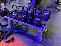 Kettlebell set met bank