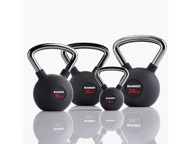 Kettlebells premium - 12 kg - halters en gewichten - afbeelding 1 van  10