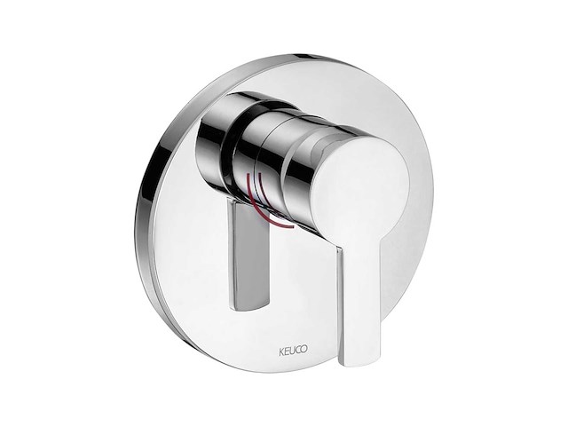 Keuco plan blue 53971010100 eengreeps douchemengkraan afbouwdeel - afbeelding 1 van  6