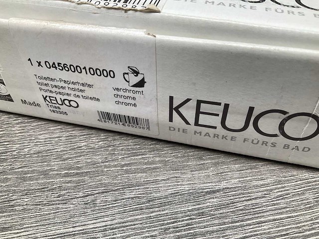 Keuco trias toiletrolhouder chroom - afbeelding 7 van  7