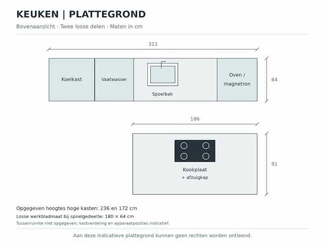 Keuken + eiland met apparatuur - afbeelding 19 van  27