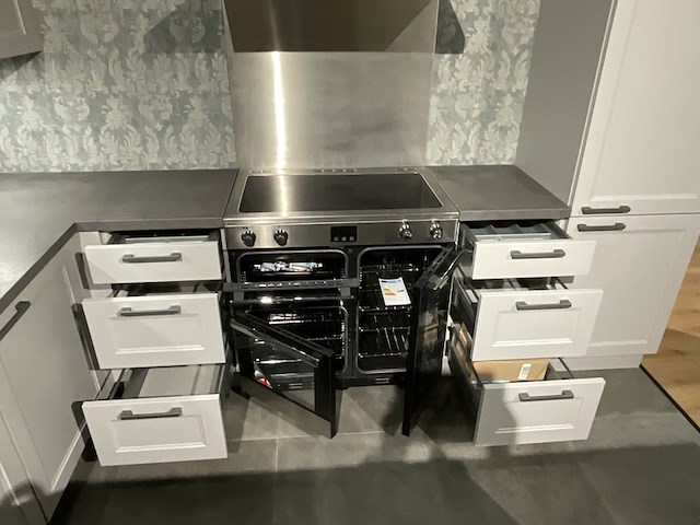 Keuken met inbouwapparatuur, nobilia, picasso, steengrijs - afbeelding 21 van  21