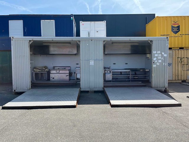Keuken (rvs) container 8x3 meter - afbeelding 8 van  12