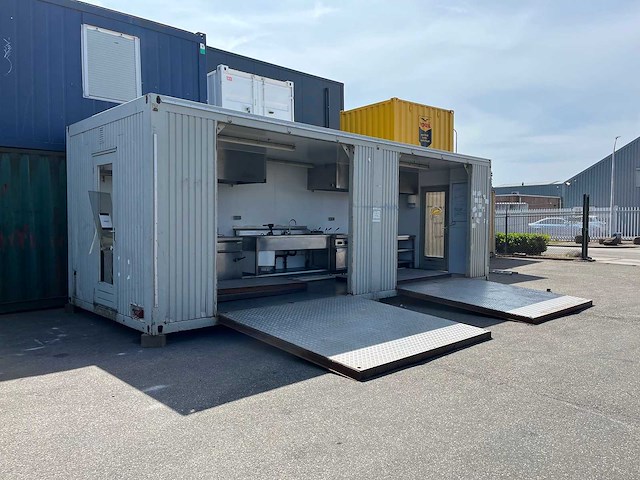 Keuken (rvs) container 8x3 meter - afbeelding 9 van  12