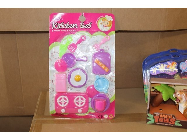 Keuken speelset op kaart 1x in doos j - afbeelding 2 van  3