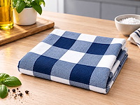 Keuken theedoek - navy- 100% katoen - 60x60cm (160x) - afbeelding 1 van  1