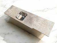 Keuken werkblad met rvs franke spoelbak 220x60 cm - afbeelding 1 van  5