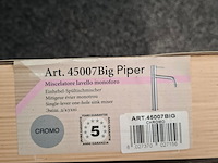 Keukenkraan emmevi, big piper, chroom - afbeelding 4 van  4