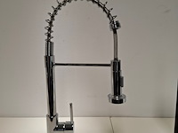 Keukenkraan glans chroom - afbeelding 1 van  5