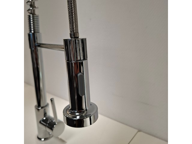 Keukenkraan glans chroom - afbeelding 3 van  5