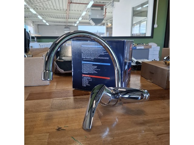 Keukenkraan grohe, eurosmart, chroom - afbeelding 2 van  8