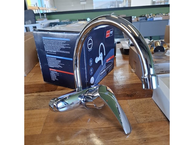 Keukenkraan grohe, eurosmart, chroom - afbeelding 6 van  8