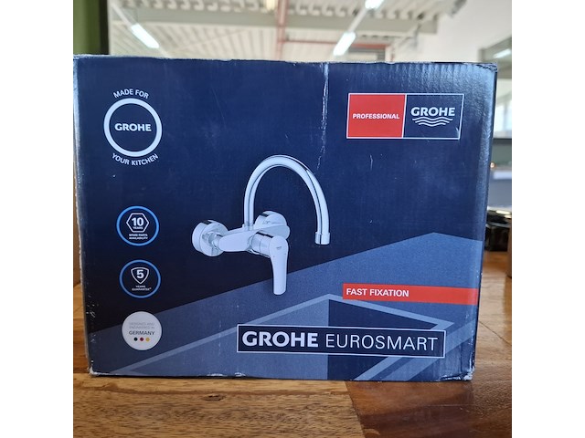 Keukenkraan grohe, eurosmart, chroom - afbeelding 7 van  8