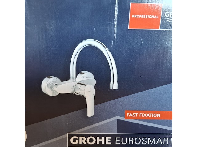 Keukenkraan grohe, eurosmart, chroom - afbeelding 8 van  8