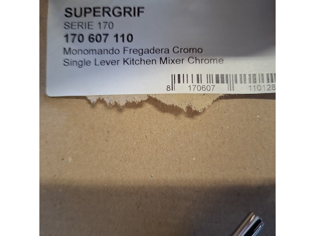 Keukenkraan supergrif, serie 170, chroom - afbeelding 7 van  7