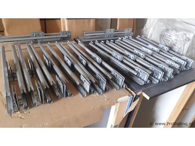 Keukenladen met geleider - 20 stuks - afbeelding 2 van  2