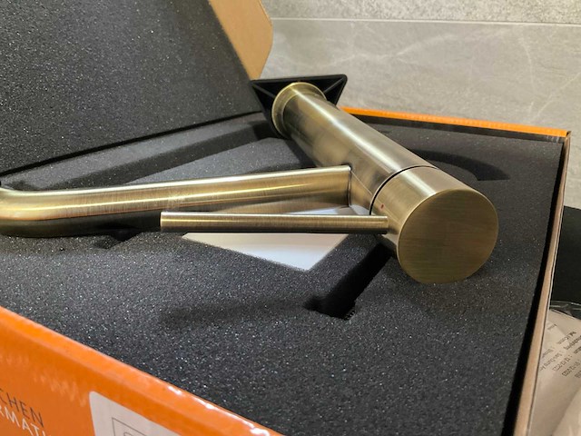 Keukenmengkraan antiek brons - afbeelding 3 van  5