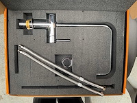 Keukenmengkraan chroom met draaibare uitloop - afbeelding 3 van  3