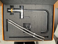 Keukenmengkraan chroom met draaibare uitloop - afbeelding 3 van  3