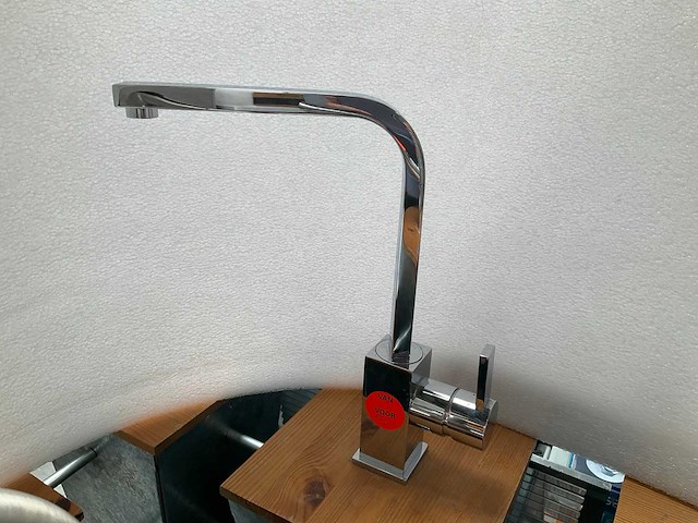 Keukenmengkraan draaibaar chroom - afbeelding 2 van  6