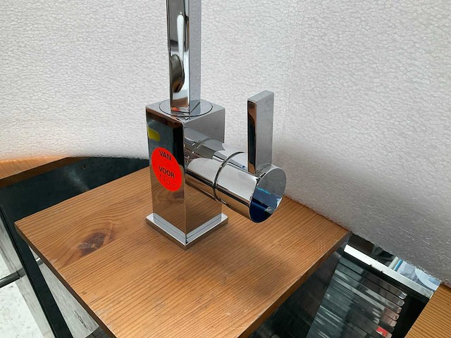 Keukenmengkraan draaibaar chroom - afbeelding 3 van  6