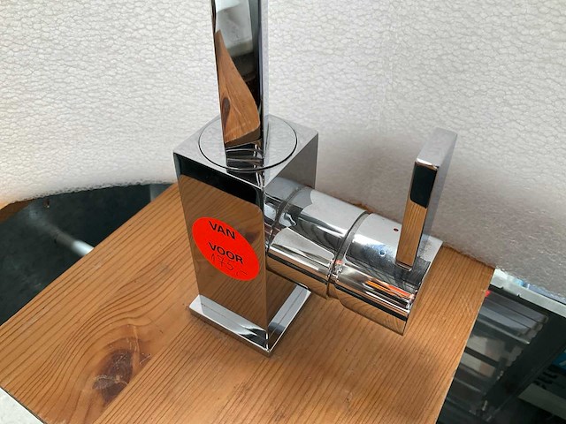 Keukenmengkraan draaibaar chroom - afbeelding 6 van  6