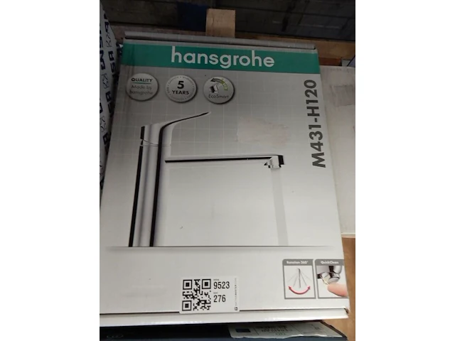 Keukenmengkraan, hansgrohe, m341-h120, chroom - afbeelding 1 van  2