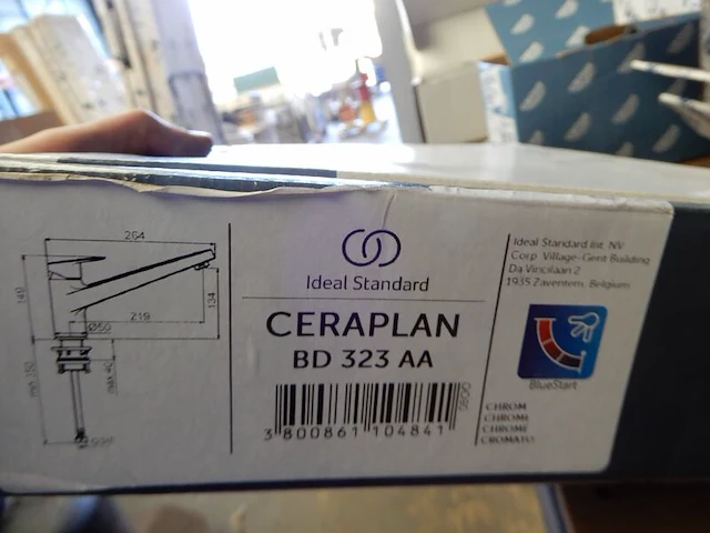 Keukenmengkraan, ideal standard, ceraplan, chroom - afbeelding 2 van  2