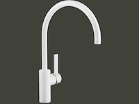 Keukenmengkraan mat wit - afbeelding 1 van  8