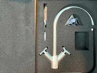 Keukenmengkraan mat wit - afbeelding 2 van  2