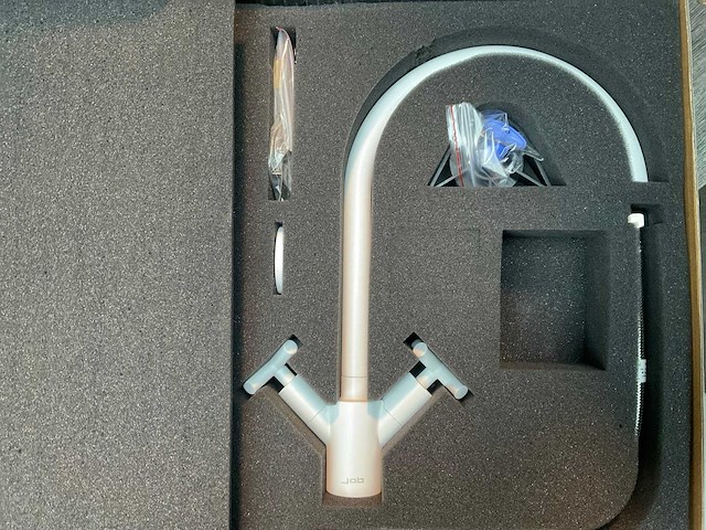 Keukenmengkraan mat wit - afbeelding 2 van  2