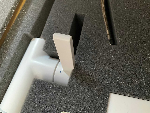 Keukenmengkraan mat wit - afbeelding 8 van  8