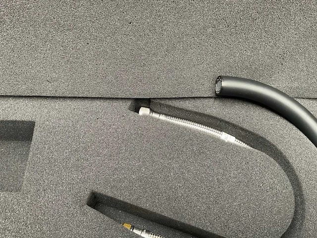 Keukenmengkraan mat zwart met draaibare uitloop - afbeelding 4 van  5