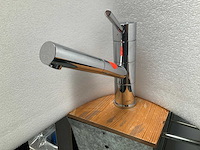 Keukenmengkraan met uittrekbare uitloop chroom - afbeelding 4 van  5