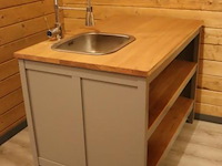 Keukenmeubel v.v. wasbak en kraan - 120x71x80cm - afbeelding 1 van  6