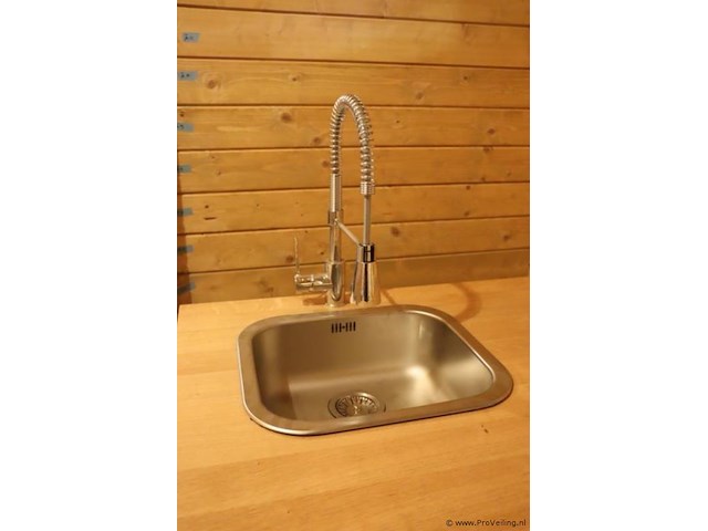 Keukenmeubel v.v. wasbak en kraan - 120x71x80cm - afbeelding 4 van  6