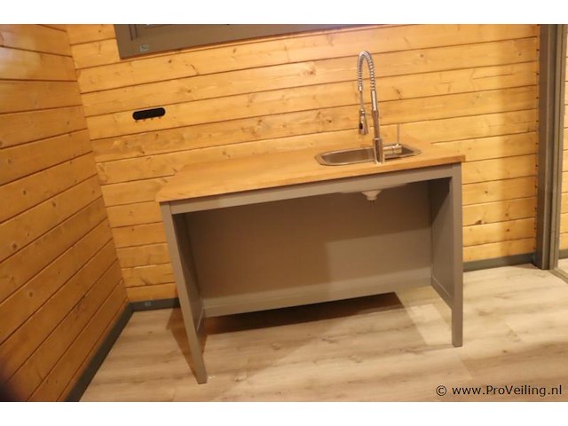 Keukenmeubel v.v. wasbak en kraan - 120x71x80cm - afbeelding 5 van  6