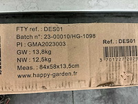 Keukentrolley(metaal en hout) - afbeelding 3 van  5