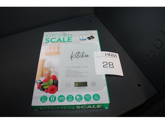 Keukenweegschaal kitchen. - afbeelding 1 van  1