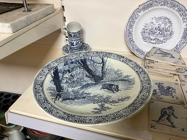 Keulse potten en decoratieborden (52x) - afbeelding 3 van  6
