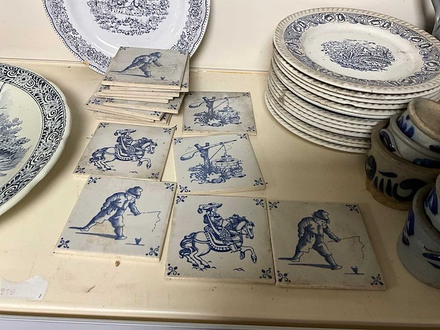 Keulse potten en decoratieborden (52x) - afbeelding 3 van  4