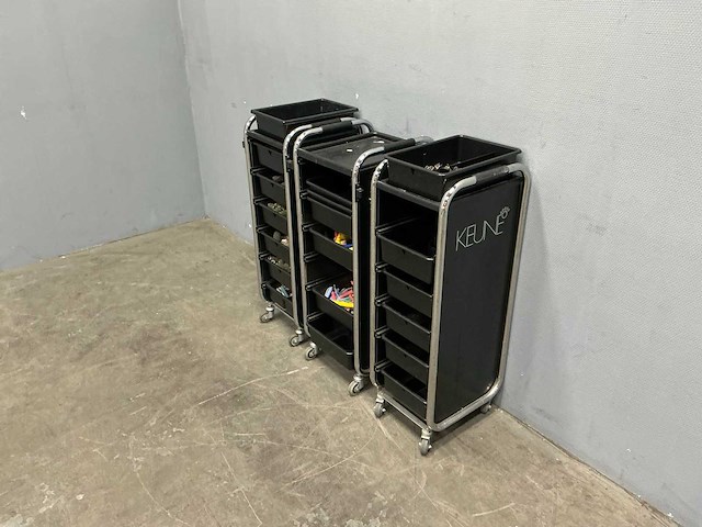 Keune kapper werkwagen (3x) - afbeelding 1 van  11