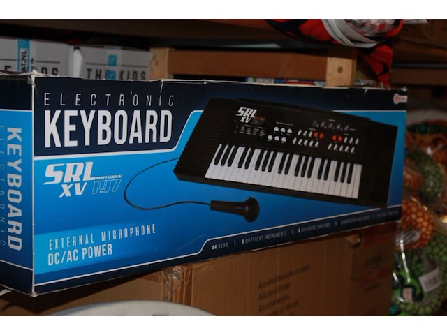 Keyboard met microfoon 1x loc o6 - afbeelding 4 van  5