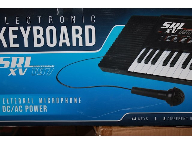 Keyboard met microfoon 1x loc o6 - afbeelding 5 van  5