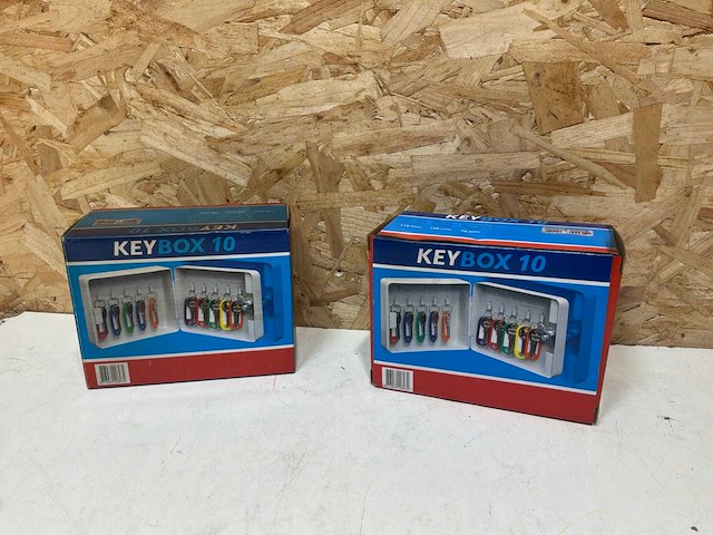 Keybox sleutelkast 10 haken (2x) - afbeelding 2 van  6
